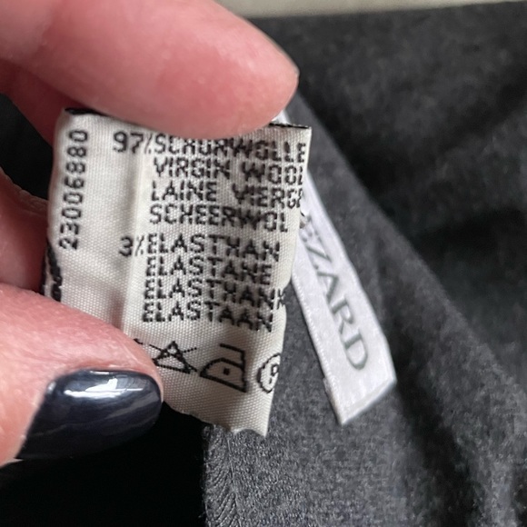 Dark grey pencil skirt - Picture 3 of 4